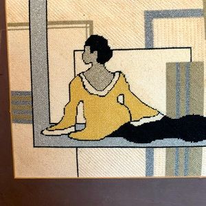 Vintage Needle Point Picture